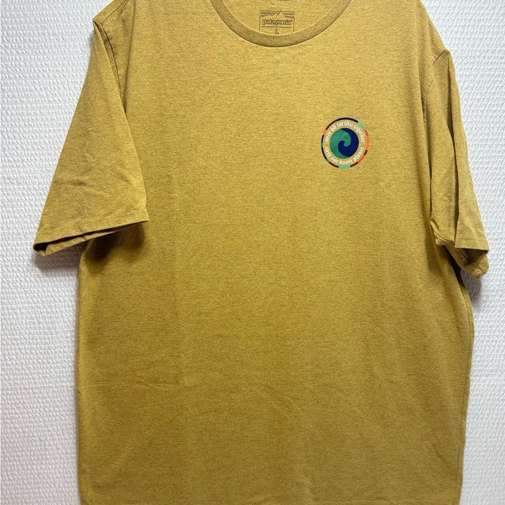 Patagonia Mustard Short Sleeve Tee